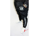 Traditional Black Reflective Camo Sweatpants