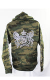 Traditional Logo-Green Reflective Camo Hoodie