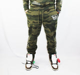 Traditional Green Reflective Camo Sweatpants