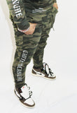 Traditional Green Reflective Camo Sweatpants