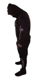 Traditional Black Reflective Camo Sweatpants