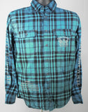 Ocean Blue Flannel