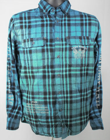 Ocean Blue Flannel