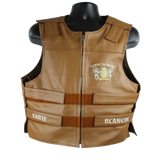 Caramel Leather Vest