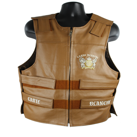 Caramel Leather Vest