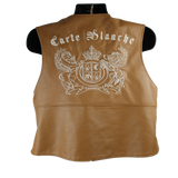 Caramel Leather Vest